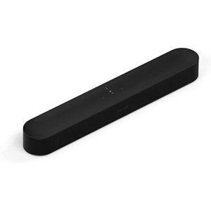 Sonos Beam 2 Wireless Soundbar Works with Amazon Alexa and Google Assistant, Dolby Atmos, Apple AirPlay 2, TV remote sync (Black)