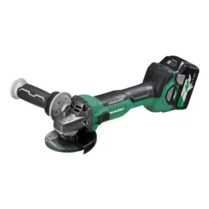 HiKOKI presents 36V Cordless Disc Grinder - G3618DAS4Z. The HiKOKI 36V Cordless Disc Grinder - G3618DAS4Z is a powerful tool to have around the house. It can be used for a variety of tasks such as grinding, cutting, removing rust, and smoothing out rough edges on wood pieces. Before you buy this item, it is important to make sure you are aware of the specifications and safety precautions involved with using the product. If you would like to learn more about the details of this grinder, please continue reading below. The HiKOKI 36V Cordless Disc Grinder comes with a 4-pole motor that delivers high power and torque. It has a variable speed of 10,000 - 30,000 RPM with an auto-switch that allows the grinder to instantly switch between high and low speeds. The adjustable side handle can be rotated 360 degrees for easy use at any Disc. The grinder includes a tool-free guard and safety key switch, which prevent accidental starting of the tool. The grinder has a quick release mechanism for easy accessory changes. The side handle can be adjusted to four different positions to accommodate multiple working positions. HiKOKI is one of the oldest power tools companies in Japan, and this Disc grinder is an excellent example of their expertise. This grinder is powerful enough for any heavy duty job, yet light enough for use on delicate projects as well.