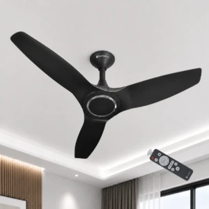 Aapanam Vixa Pro Carbon Grey BLDC ceiling fan with RF remote